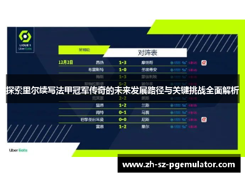 探索里尔续写法甲冠军传奇的未来发展路径与关键挑战全面解析