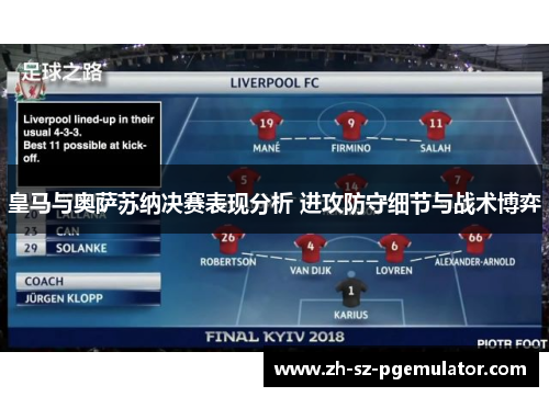 皇马与奥萨苏纳决赛表现分析 进攻防守细节与战术博弈